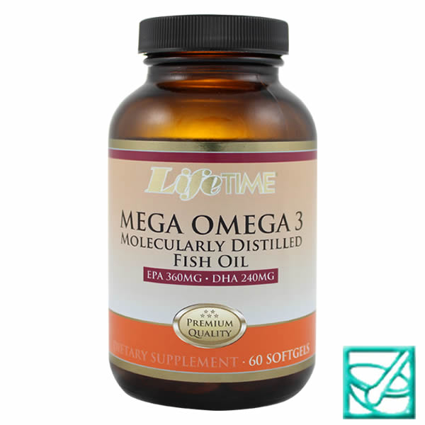 Ljekarne Dvoržak LIFETIME MEGA OMEGA3 1200mg caps a 60