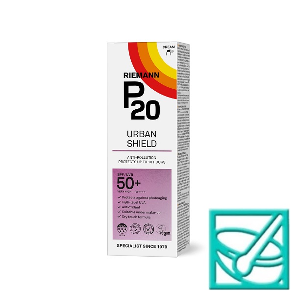 RIEMANN P20 krema za zaštitu lica od sunca Urban Shield SPF50+ 50 g
