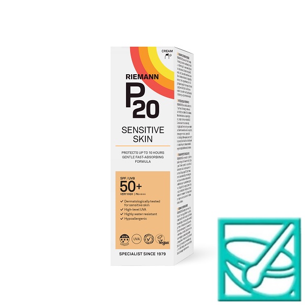RIEMANN P20 krema za zaštitu od sunca Sensitive Skin SPF50+ 100 ml